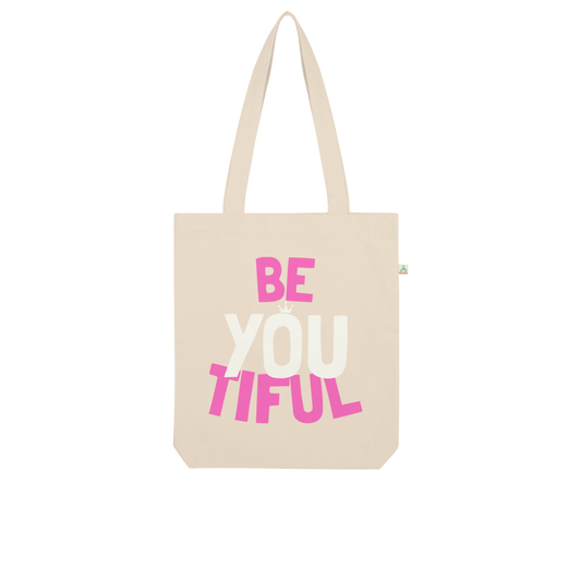 Be YOUtiful Organic Tote Bag - HBS Inspire Me