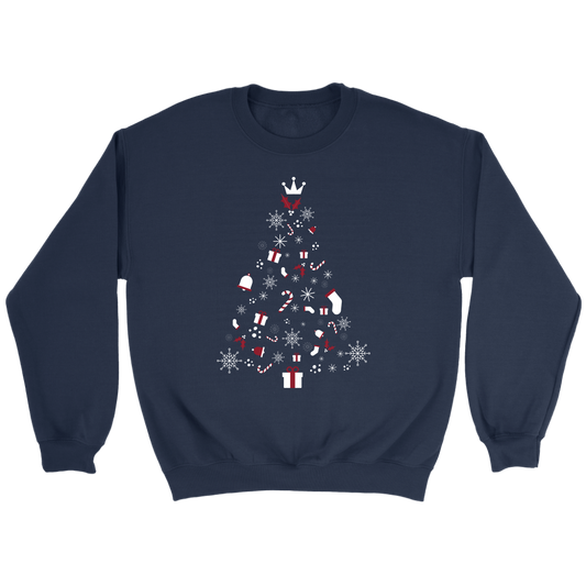 Christmas Tree Adult Crewneck Unisex Sweatshirt (Available in 6 different colours) - HBS Inspire Me