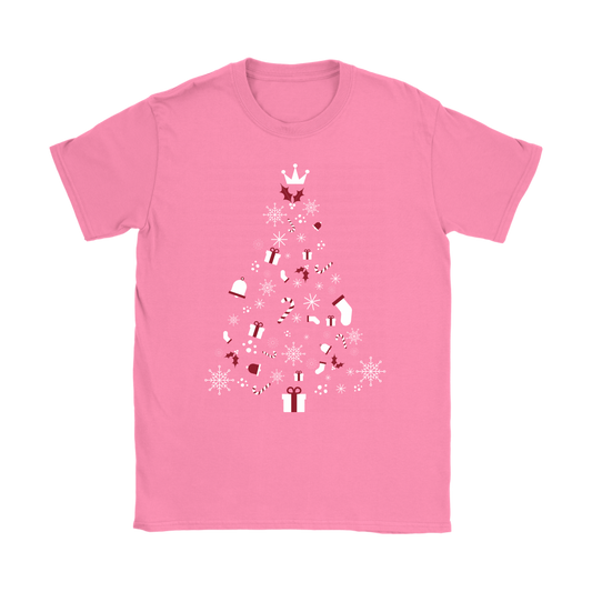 Christmas Tree Womens T-Shirt (Available in 6 Colours) - HBS Inspire Me