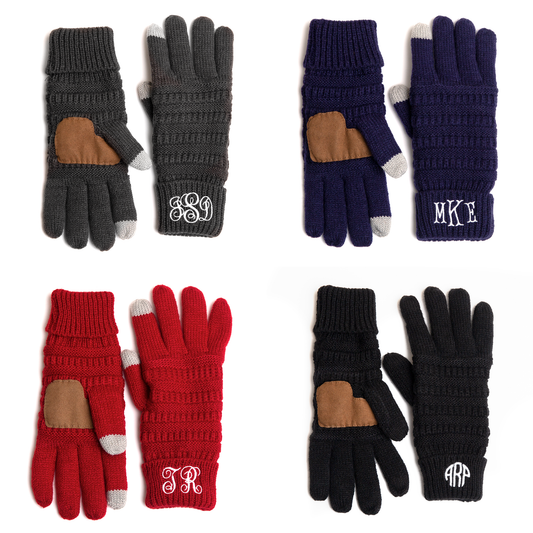 Personalised Adult Monogram Gloves - HBS Inspire Me