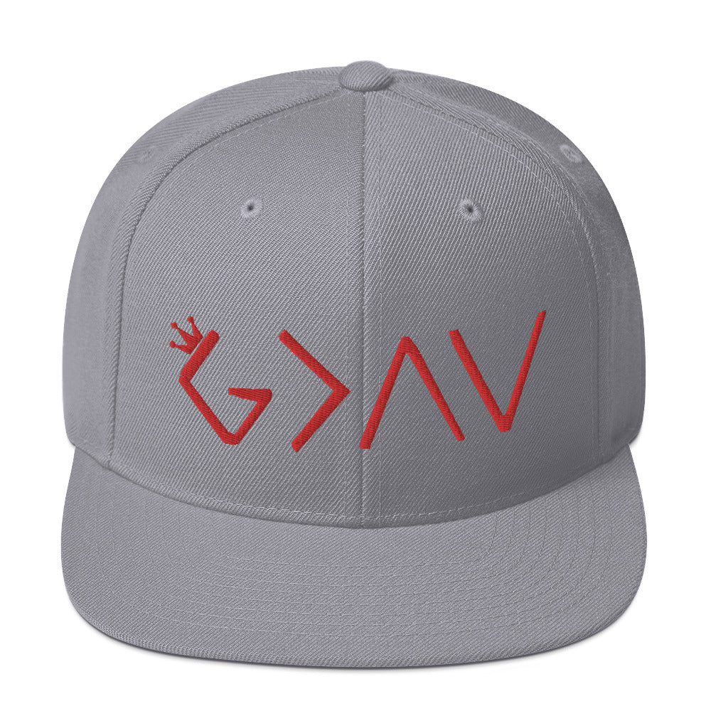 Highs and Lows Hat - Red - HBS Inspire Me