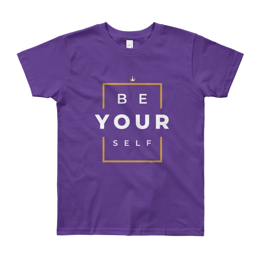 Be Yourself Kid's Short Sleeve T-Shirt - HBS Inspire Me