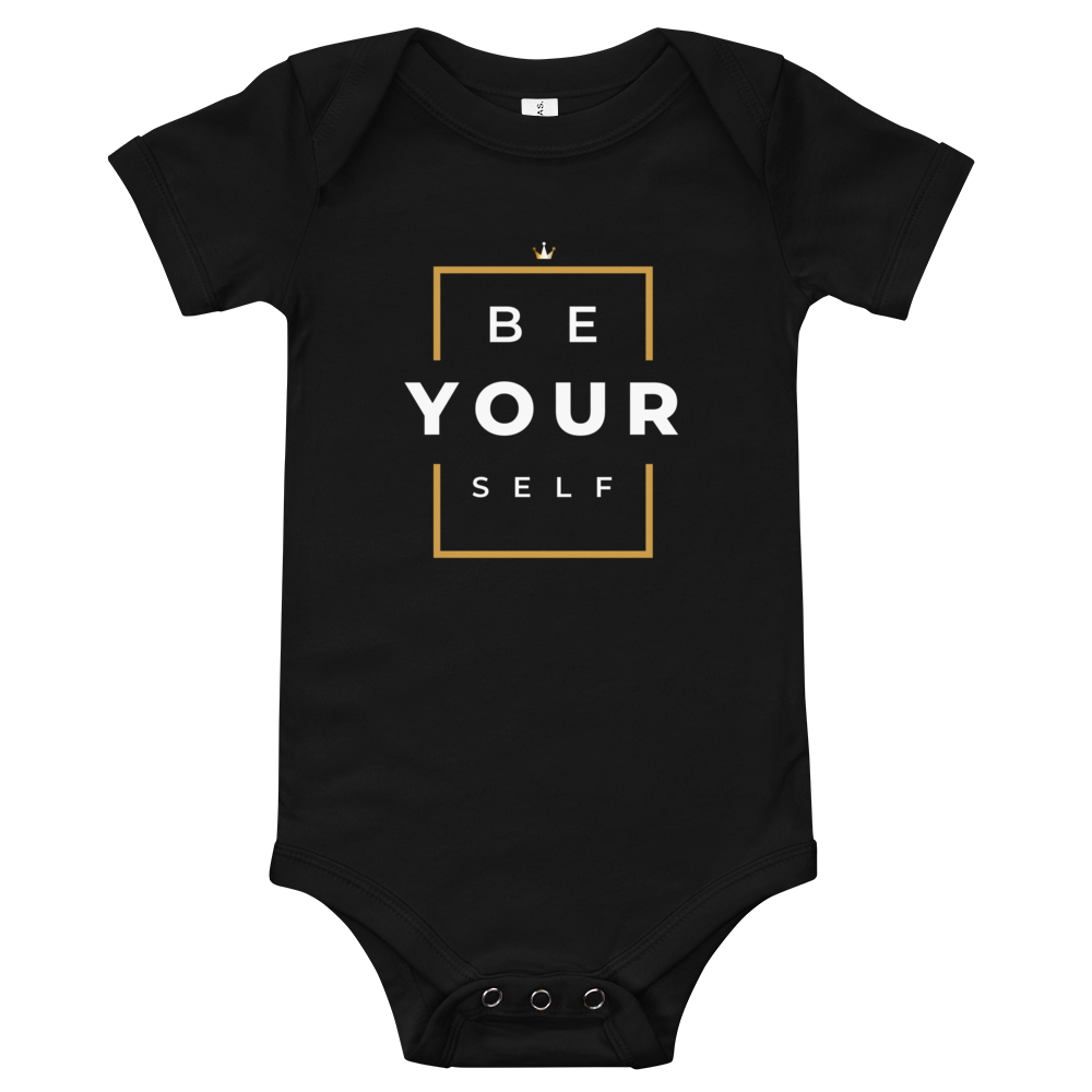Be Yourself Baby One Piece T-Shirt - HBS Inspire Me