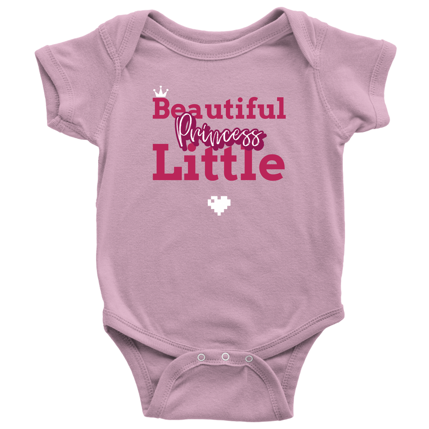 Beautiful Little Princess Baby Bodysuit - HBS Inspire Me