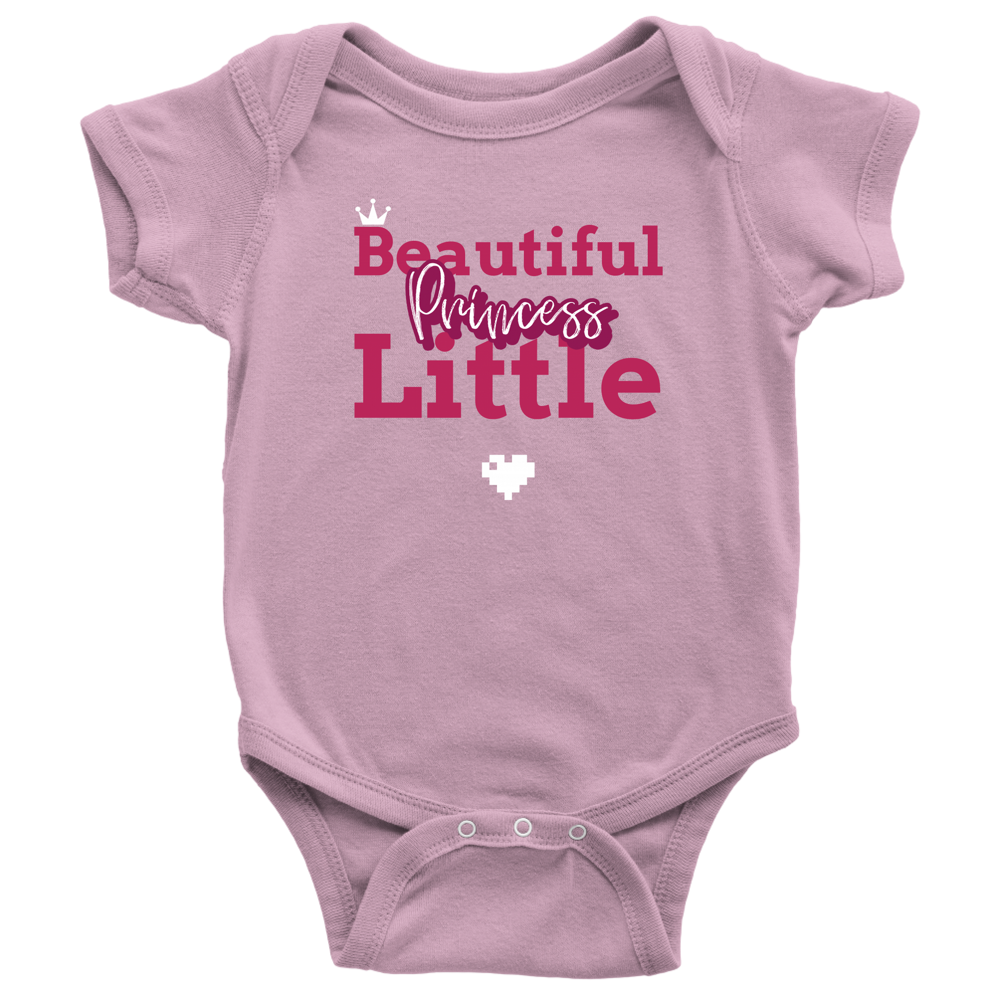 Beautiful Little Princess Baby Bodysuit - HBS Inspire Me