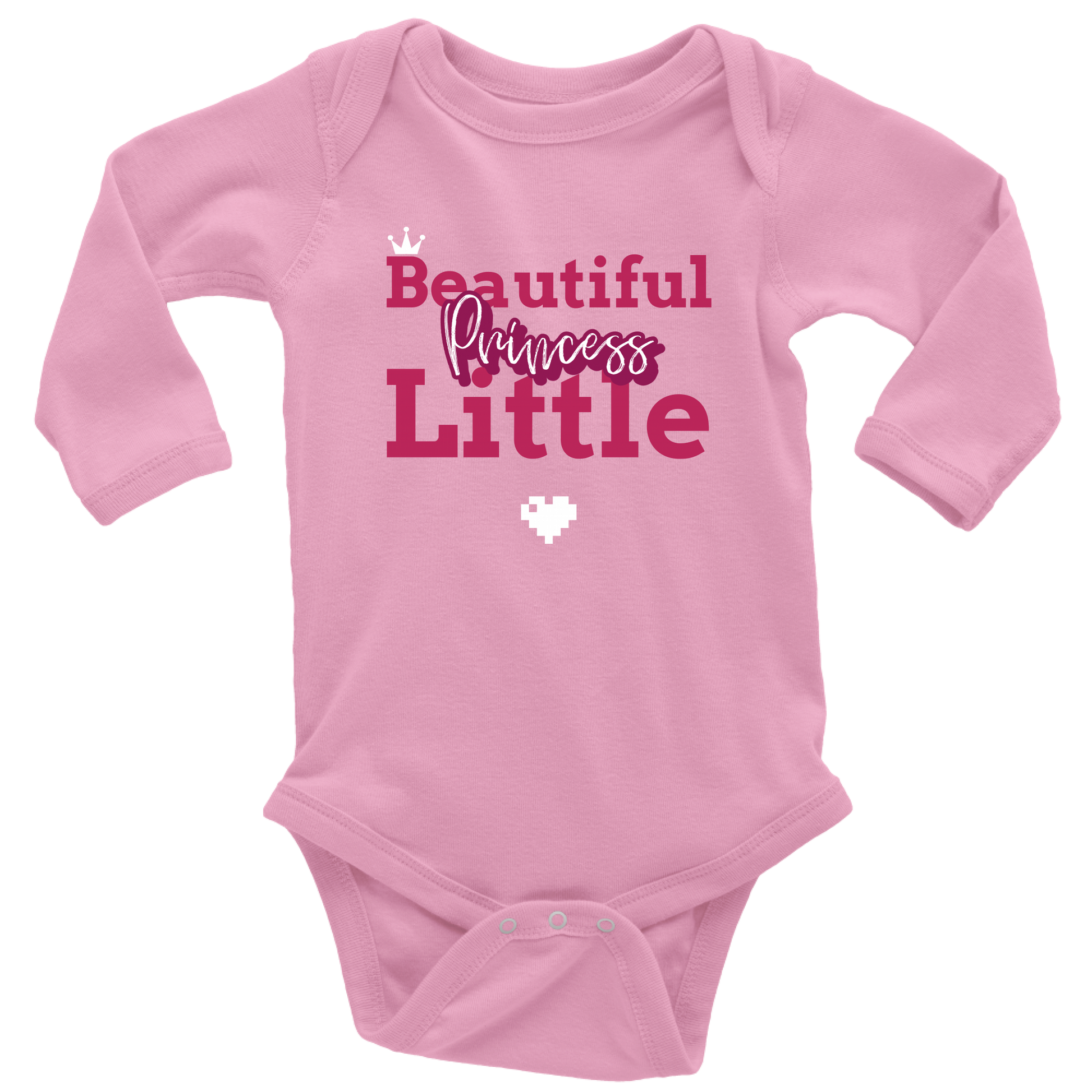 Beautiful Little Princess Baby Bodysuit - HBS Inspire Me