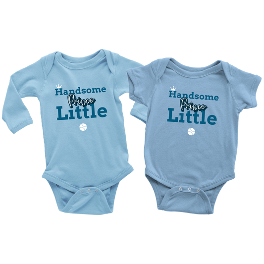 Handsome Little Prince Baby Bodysuit - HBS Inspire Me