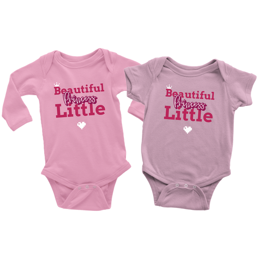 Beautiful Little Princess Baby Bodysuit - HBS Inspire Me