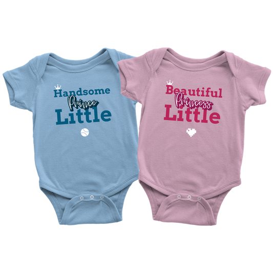 Little Prince/Princess Baby Bodysuit Combo Deal - HBS Inspire Me